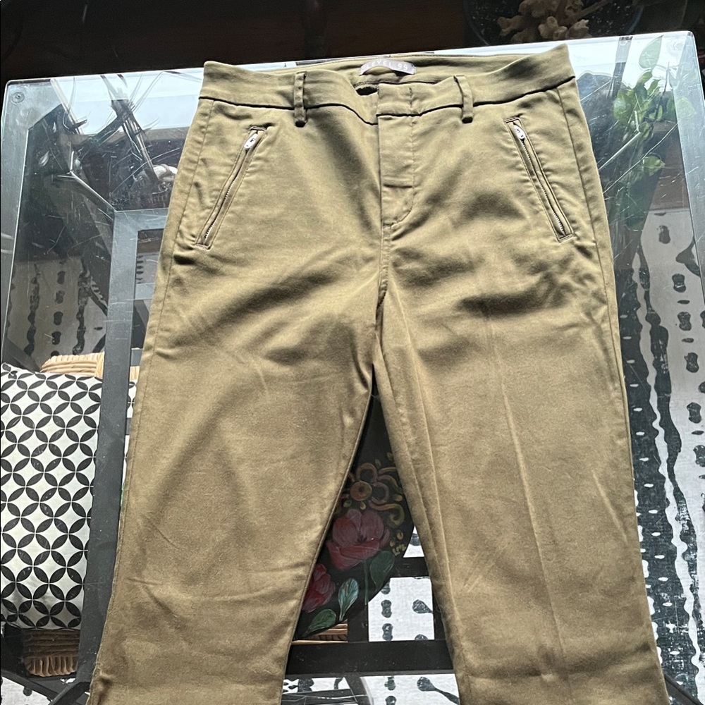 Level 99 Olive Straight Leg Pants
